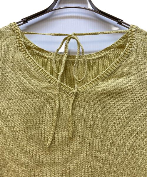 IENA（イエナ）IENA (イエナ) テープヤーン パフ 2WAY プルオーバー イエロー サイズ:FREE 未使用品の古着・服飾アイテム