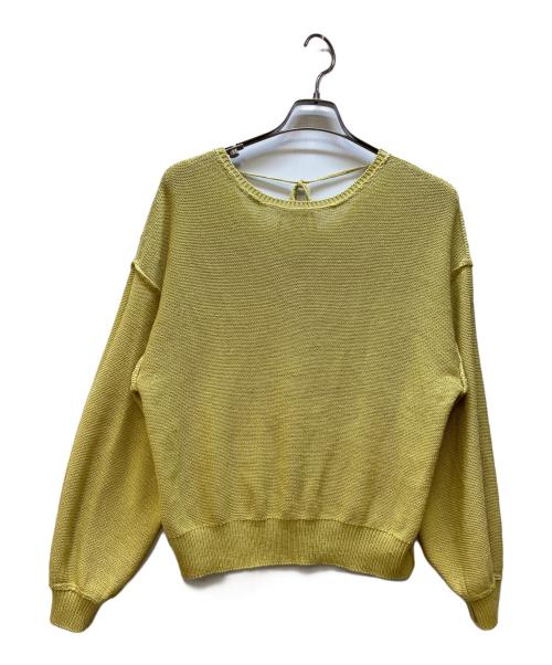 IENA（イエナ）IENA (イエナ) テープヤーン パフ 2WAY プルオーバー イエロー サイズ:FREE 未使用品の古着・服飾アイテム