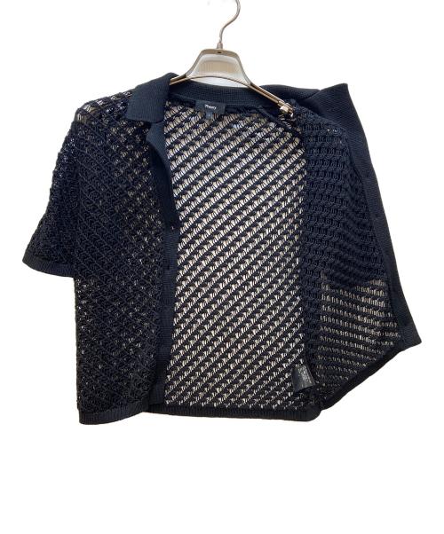 theory（セオリー）theory (セオリー) ニットシャツ/Sheen Cotton Camp Collar Shirt ブラック サイズ:Sの古着・服飾アイテム