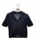 theory（セオリー）の古着「ニットシャツ/Sheen Cotton Camp Collar Shirt」｜ブラック