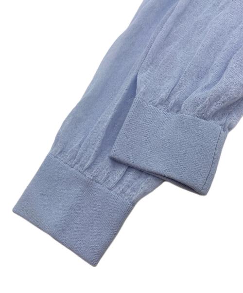 theory（セオリー）theory (セオリー) ジップパーカー/Sheer Crepe Zip Up Hoodie ライトブルー サイズ:Sの古着・服飾アイテム