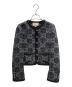 GUCCI（グッチ）の古着「GG Tweed Jacket/GG ツイードジャケット/761164 ZAPA4」｜グレー
