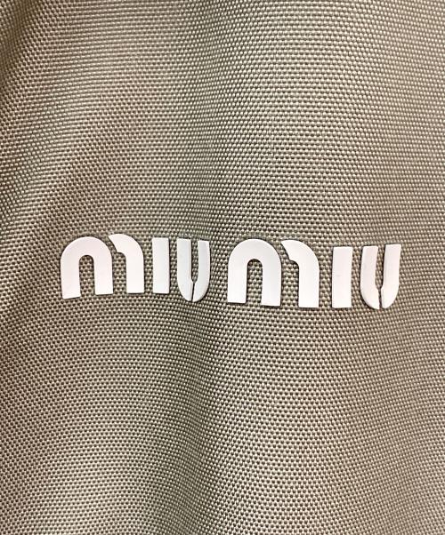 MIU MIU（ミュウミュウ）MIU MIU (ミュウミュウ) コーデュラブルゾンジャケット グレー サイズ:36の古着・服飾アイテム