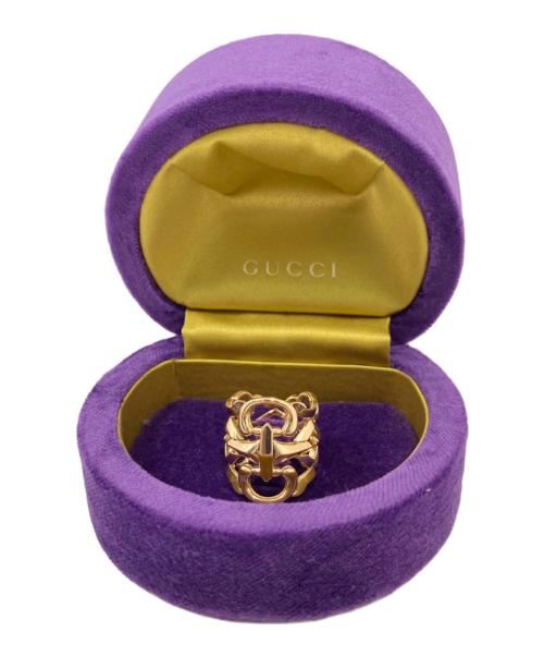 GUCCI（グッチ）GUCCI (グッチ) ホースビットリング K18YG SIZE 13 サイズ:13の古着・服飾アイテム