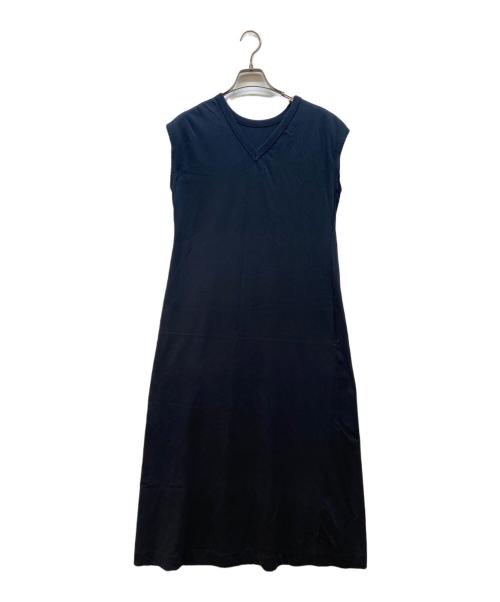 SLOANE（スローン）SLOANE (スローン) コットン天竺フレンチスリーブワンピース ブラック サイズ:2の古着・服飾アイテム