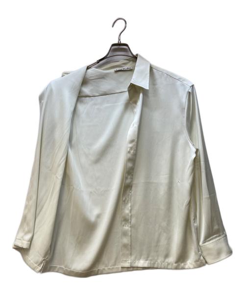 Acne studios（アクネ ストゥディオズ）Acne studios (アクネ ストゥディオズ) Satin Shirt ホワイト サイズ:46の古着・服飾アイテム