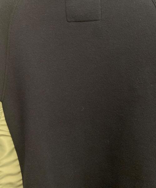 sacai（サカイ）sacai (サカイ) Sponge Sweat x Nylon Twill Pullover カーキ×ネイビー サイズ:1の古着・服飾アイテム