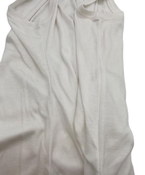 theory（セオリー）theory (セオリー) タンクトップ/Soft Rib Vneck Cutout Top ホワイト サイズ:Mの古着・服飾アイテム