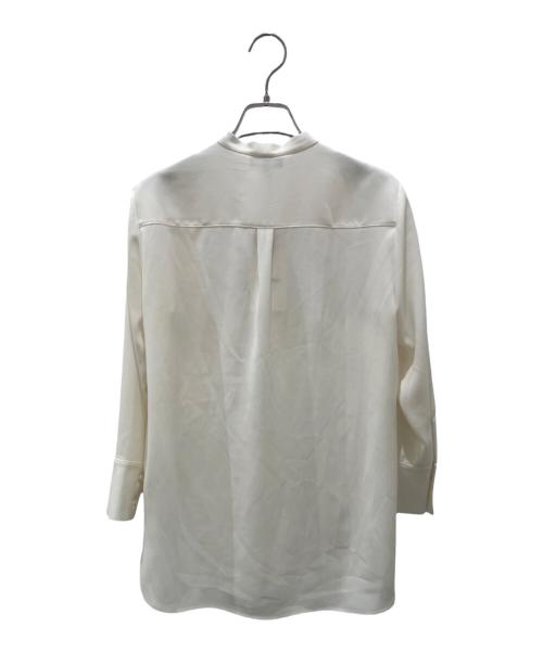 theory（セオリー）theory (セオリー) Prime Georgette Tie Blouse ボウタイブラウス アイボリー サイズ:P 未使用品の古着・服飾アイテム