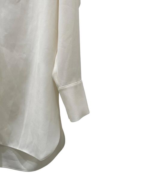 theory（セオリー）theory (セオリー) Prime Georgette Tie Blouse ボウタイブラウス アイボリー サイズ:P 未使用品の古着・服飾アイテム