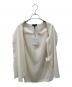 中古・古着 theory (セオリー) Prime Georgette Tie Blouse ボウタイブラウス アイボリー サイズ:P 未使用品：12000円
