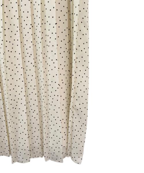 theory（セオリー）theory (セオリー) TOSS POLKA DOT LVLLIERE PLT DR アイボリー サイズ:Pの古着・服飾アイテム