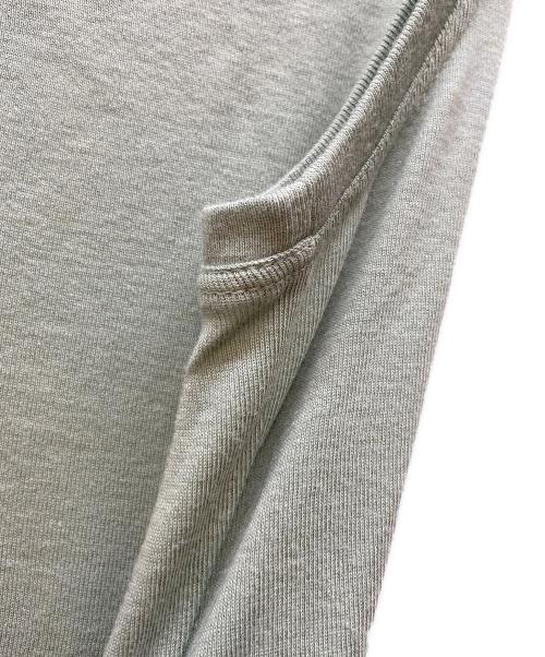 theory（セオリー）theory (セオリー) Soft Rib Vneck Cutout Top グリーン サイズ:Pの古着・服飾アイテム