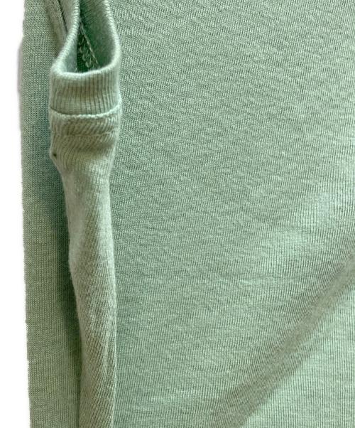 theory（セオリー）theory (セオリー) Soft Rib Vneck Cutout Top グリーン サイズ:Pの古着・服飾アイテム