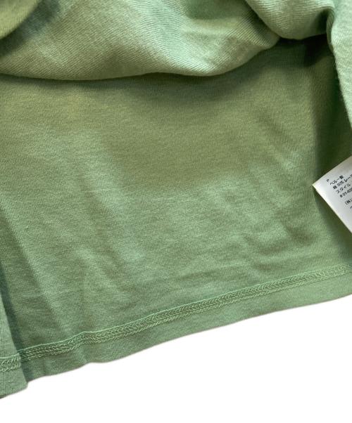 theory（セオリー）theory (セオリー) Soft Rib Vneck Cutout Top グリーン サイズ:Pの古着・服飾アイテム