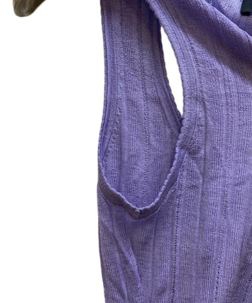 theory（セオリー）theory (セオリー) タンクトップ/NEO BERING SCP PNTL TNK パープル サイズ:Sの古着・服飾アイテム