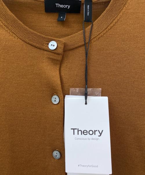 theory（セオリー）theory (セオリー) REGAL WOOL CROP CARDI S ブラウン サイズ:Pの古着・服飾アイテム