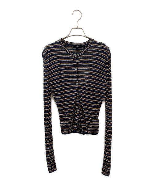theory（セオリー）theory (セオリー) Neo Sag Harbor Cropped Cardigan ネイビー サイズ:Ｓ　の古着・服飾アイテム