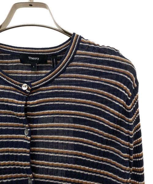 theory（セオリー）theory (セオリー) Neo Sag Harbor Cropped Cardigan ネイビー サイズ:Ｓ　の古着・服飾アイテム