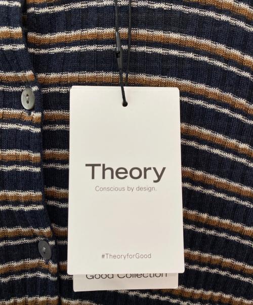 theory（セオリー）theory (セオリー) Neo Sag Harbor Cropped Cardigan ネイビー サイズ:Ｓ　の古着・服飾アイテム