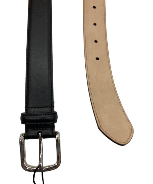 theory（セオリー）theory (セオリー) smooth cow soft square belt ブラック 未使用品の古着・服飾アイテム