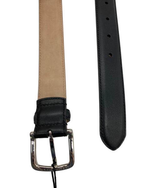 theory（セオリー）theory (セオリー) smooth cow soft square belt ブラック 未使用品の古着・服飾アイテム