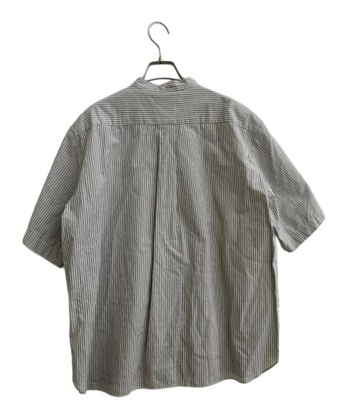 DANTON（ダントン）DANTON (ダントン) BAND COLLAR SHIRT SS ライトグレー サイズ:42の古着・服飾アイテム