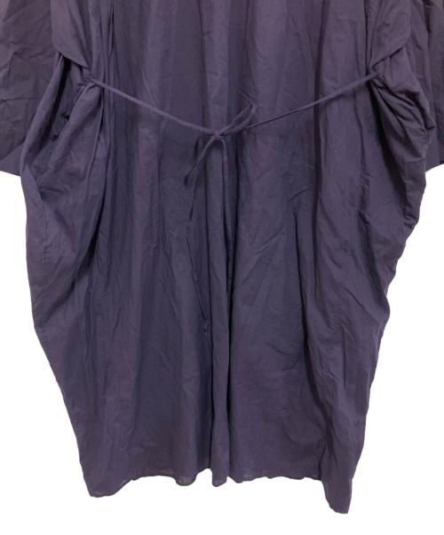 Curensology（カレンソロジー）Curensology (カレンソロジー) カディコットン ワンピース パープル サイズ:Freeの古着・服飾アイテム