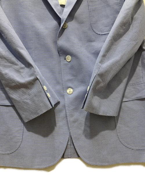 BROOKS BROTHERS（ブルックスブラザーズ）BROOKS BROTHERS (ブルックスブラザーズ) テーラードジャケット ブルー×ホワイト サイズ:表記記名無しの古着・服飾アイテム