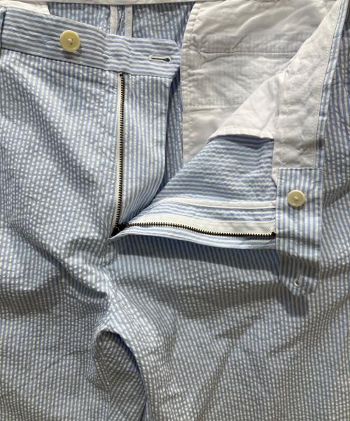 BROOKS BROTHERS（ブルックスブラザーズ）BROOKS BROTHERS (ブルックスブラザーズ) シアサッカーパンツ ブルー×ホワイト サイズ:SISE 96cmの古着・服飾アイテム
