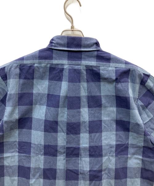 BROOKS BROTHERS（ブルックスブラザーズ）BROOKS BROTHERS (ブルックスブラザーズ) 半袖プルオーバーシャツ ブルー×ネイビー サイズ:XLの古着・服飾アイテム