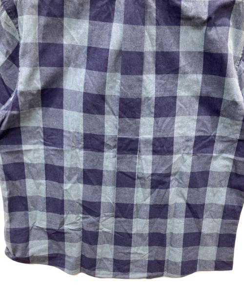 BROOKS BROTHERS（ブルックスブラザーズ）BROOKS BROTHERS (ブルックスブラザーズ) 半袖プルオーバーシャツ ブルー×ネイビー サイズ:XLの古着・服飾アイテム