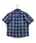 BROOKS BROTHERS (ブルックスブラザーズ) 半袖プルオーバーシャツ ブルー×ネイビー サイズ:XL：5000円
