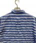 中古・古着 BROOKS BROTHERS (ブルックスブラザーズ) ボーダープルオーバーシャツ ブルー×ホワイト サイズ:XL：4000円