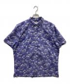 ）の古着「KYOTO SPRINGアロハシャツ」｜ブルー
