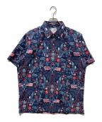 ）の古着「プルオーバーシャツ」｜ネイビー