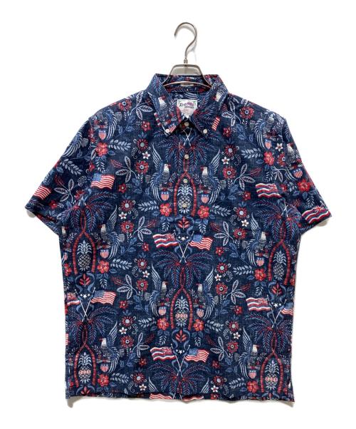 reyn spooner（レイン スプナー）reyn spooner (レイン スプナー) プルオーバーシャツ ネイビー サイズ:Ⅼ 未使用品の古着・服飾アイテム
