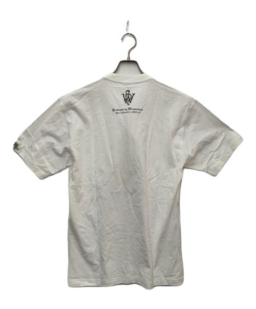 LOOPWHEELER（ループウィラー）LOOPWHEELER (ループウィラー) Wonderwall (ワンダーウォール) プリントTシャツ ホワイト サイズ:LARGE 未使用品の古着・服飾アイテム