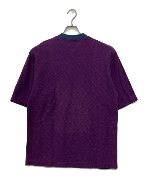 Columbiaknit（コロンビアニット）Columbiaknit (コロンビアニット) ヘンリーネックカットソー パープル サイズ:SIZE Lの古着・服飾アイテム
