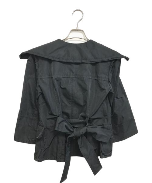 LOUIS VUITTON（ルイ ヴィトン）LOUIS VUITTON (ルイ ヴィトン) ショートトレンチコート ブラック サイズ:38の古着・服飾アイテム