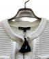 中古・古着 maje (マージュ) Short-sleeved knit cardigan ホワイト サイズ:1：7000円