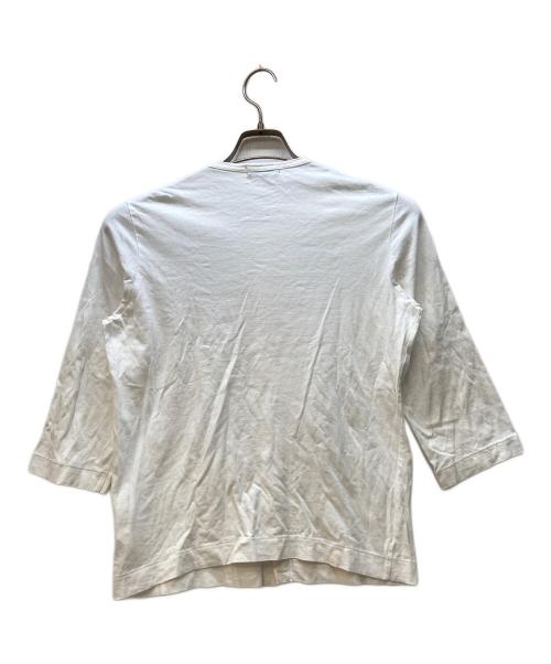 tricot COMME des GARCONS（トリココムデギャルソン）tricot COMME des GARCONS (トリココムデギャルソン) フリルカーディガン ホワイト サイズ:Sの古着・服飾アイテム