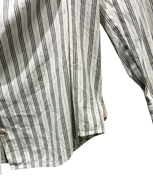BURBERRY LONDON（バーバリーロンドン）BURBERRY LONDON (バーバリーロンドン) ストライプシャツ アイボリー サイズ:SIZE 40の古着・服飾アイテム