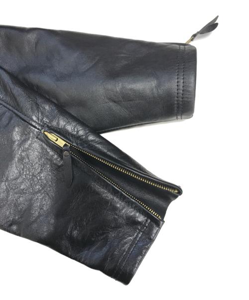 Johnson Leathers（ジョンソンレザー）Johnson Leathers (ジョンソンレザー) レザージャケット ブラック サイズ:42の古着・服飾アイテム
