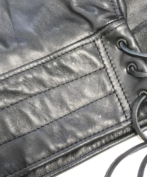Johnson Leathers（ジョンソンレザー）Johnson Leathers (ジョンソンレザー) レザージャケット ブラック サイズ:42の古着・服飾アイテム