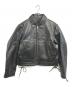 Johnson Leathers（ジョンソンレザー）の古着「レザージャケット」｜ブラック