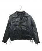 Johnson Leathersジョンソンレザー）の古着「レザージャケット」｜ブラック