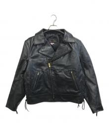 Johnson Leathers（ジョンソンレザー）の古着「レザージャケット」｜ブラック