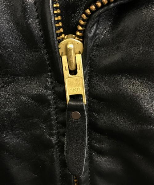 Johnson Leathers（ジョンソンレザー）Johnson Leathers (ジョンソンレザー) レザージャケット ブラック サイズ:42の古着・服飾アイテム