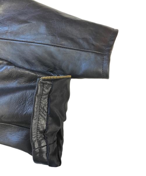 Johnson Leathers（ジョンソンレザー）Johnson Leathers (ジョンソンレザー) レザージャケット ブラック サイズ:42の古着・服飾アイテム